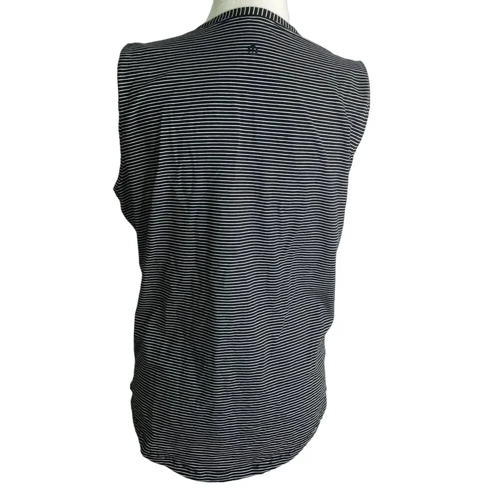 Lululemon Striped Tank Top Black & White - Picture 2 of 6